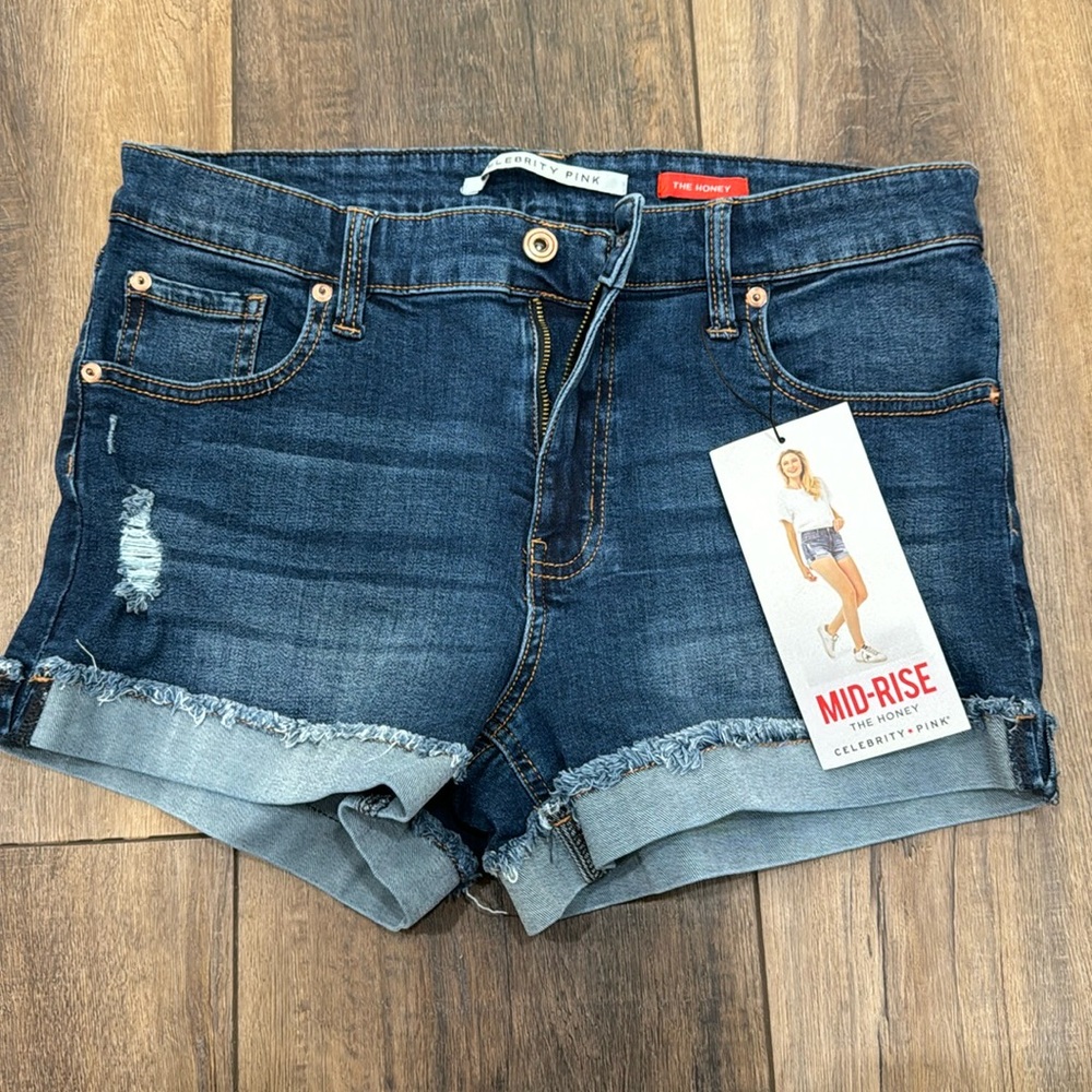 Celebrity Pink denim shorts